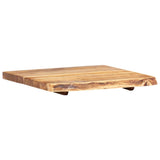 NNEVL Bathroom Vanity Top Solid Acacia Wood 58x55x3.8 cm