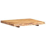 NNEVL Bathroom Vanity Top Solid Acacia Wood 58x55x3.8 cm
