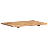 NNEVL Bathroom Vanity Top Solid Acacia Wood 80x55x2.5 cm