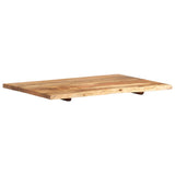 NNEVL Bathroom Vanity Top Solid Acacia Wood 80x55x2.5 cm
