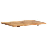 NNEVL Bathroom Vanity Top Solid Acacia Wood 80x55x2.5 cm