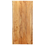 NNEVL Bathroom Vanity Top Solid Acacia Wood 118x55x2.5 cm