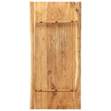 NNEVL Bathroom Vanity Top Solid Acacia Wood 118x55x2.5 cm