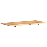 NNEVL Bathroom Vanity Top Solid Acacia Wood 118x55x2.5 cm