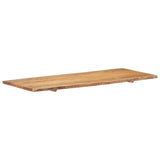 NNEVL Bathroom Vanity Top Solid Acacia Wood 140x55x2.5 cm