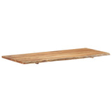 NNEVL Bathroom Vanity Top Solid Acacia Wood 140x55x2.5 cm