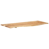 NNEVL Bathroom Vanity Top Solid Acacia Wood 140x55x2.5 cm