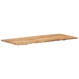 NNEVL Bathroom Vanity Top Solid Acacia Wood 140x55x2.5 cm