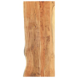 NNEVL Bathroom Vanity Top Solid Acacia Wood 140x55x3.8 cm
