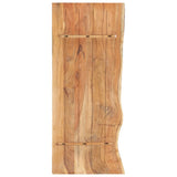 NNEVL Bathroom Vanity Top Solid Acacia Wood 140x55x3.8 cm