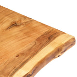 NNEVL Bathroom Vanity Top Solid Acacia Wood 140x55x3.8 cm
