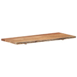 NNEVL Bathroom Vanity Top Solid Acacia Wood 140x55x3.8 cm