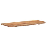 NNEVL Bathroom Vanity Top Solid Acacia Wood 140x55x3.8 cm