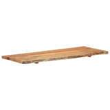 NNEVL Bathroom Vanity Top Solid Acacia Wood 140x55x3.8 cm