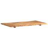 NNEVL Table Top Solid Acacia Wood 100x(50-60)x2.5 cm
