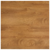 NNEVL Dining Table Oak and Black 80.5x80.5x73 cm MDF