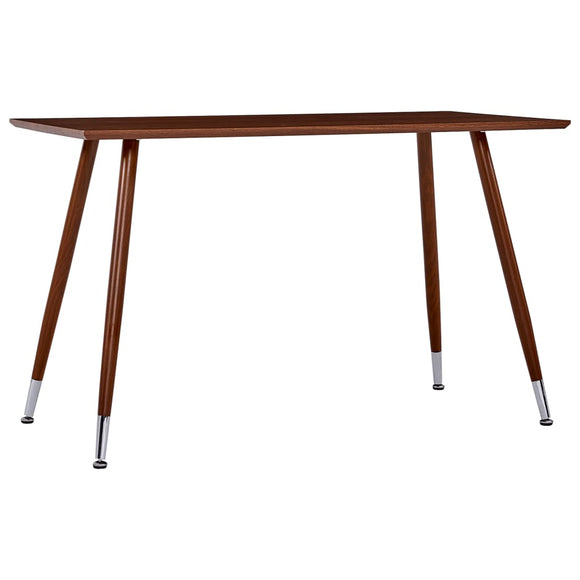 NNEVL Dining Table Brown 120x60x74 cm MDF