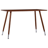 NNEVL Dining Table Brown 120x60x74 cm MDF