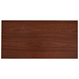 NNEVL Dining Table Brown 120x60x74 cm MDF