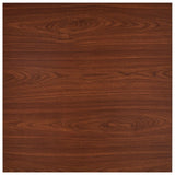NNEVL Dining Table Brown 80.5x80.5x73 cm MDF