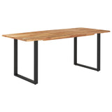 NNEVL Dining Table 180x90x76 cm Solid Acacia Wood