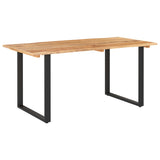 NNEVL Dining Table 160x80x76 cm Solid Acacia Wood