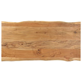 NNEVL Dining Table 160x80x76 cm Solid Acacia Wood