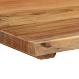NNEVL Dining Table 160x80x76 cm Solid Acacia Wood