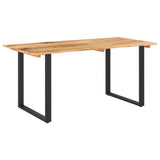 NNEVL Dining Table 160x80x76 cm Solid Acacia Wood