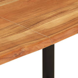 NNEVL Dining Table 140x70x76 cm Solid Acacia Wood