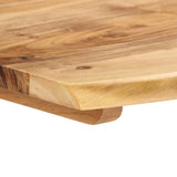 NNEVL Dining Table 118x58x76 cm Solid Acacia Wood