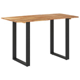 NNEVL Dining Table 118x58x76 cm Solid Acacia Wood