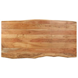 NNEVL Dining Table 180x90x76 cm Solid Acacia Wood