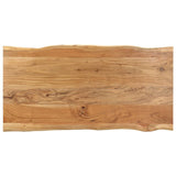 NNEVL Dining Table 160x80x76 cm Solid Acacia Wood