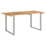 NNEVL Dining Table 160x80x76 cm Solid Acacia Wood