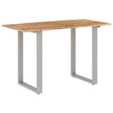 NNEVL Dining Table 118x58x76 cm Solid Acacia Wood