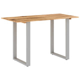 NNEVL Dining Table 118x58x76 cm Solid Acacia Wood