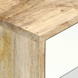 NNEVL Bedside Cabinet 47x35x59 cm Solid Wood Mango