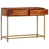 NNEVL Console Table 100x35x76 cm Solid Wood Acacia