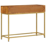 NNEVL Console Table 100x35x76 cm Solid Wood Acacia