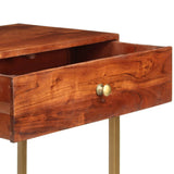 NNEVL Console Table 100x35x76 cm Solid Wood Acacia