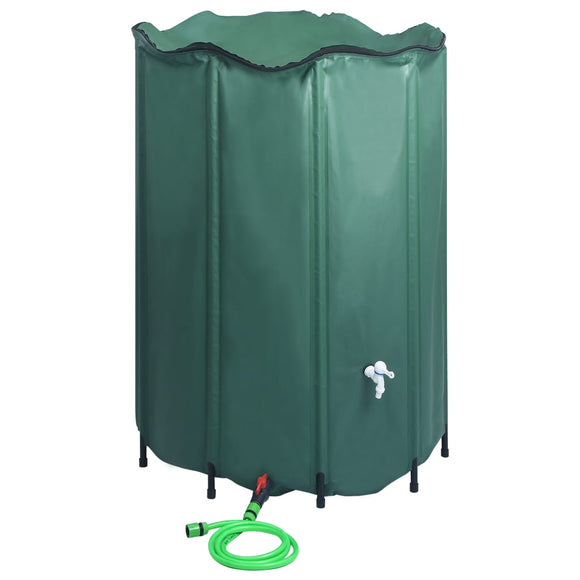 NNEVL Collapsible Rain Water Tank with Spigot 1500 L