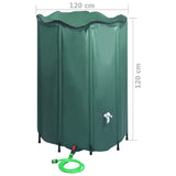 NNEVL Collapsible Rain Water Tank with Spigot 1500 L