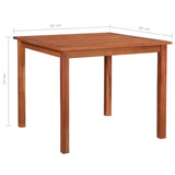 NNEVL Garden Table Anthracite 126x76x72 cm Plastic