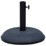 NNEVL Parasol Base 30 kg Dark Grey Steel and Cement