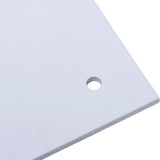 NNEVL Parasol Base White Steel Square 17 kg