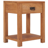 NNEVL Bedside Cabinet 35x35x50 cm Solid Teak Wood