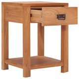 NNEVL Bedside Cabinet 35x35x50 cm Solid Teak Wood