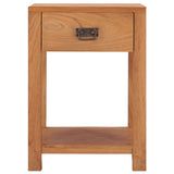 NNEVL Bedside Cabinet 35x35x50 cm Solid Teak Wood