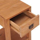 NNEVL Bedside Cabinet 35x35x50 cm Solid Teak Wood